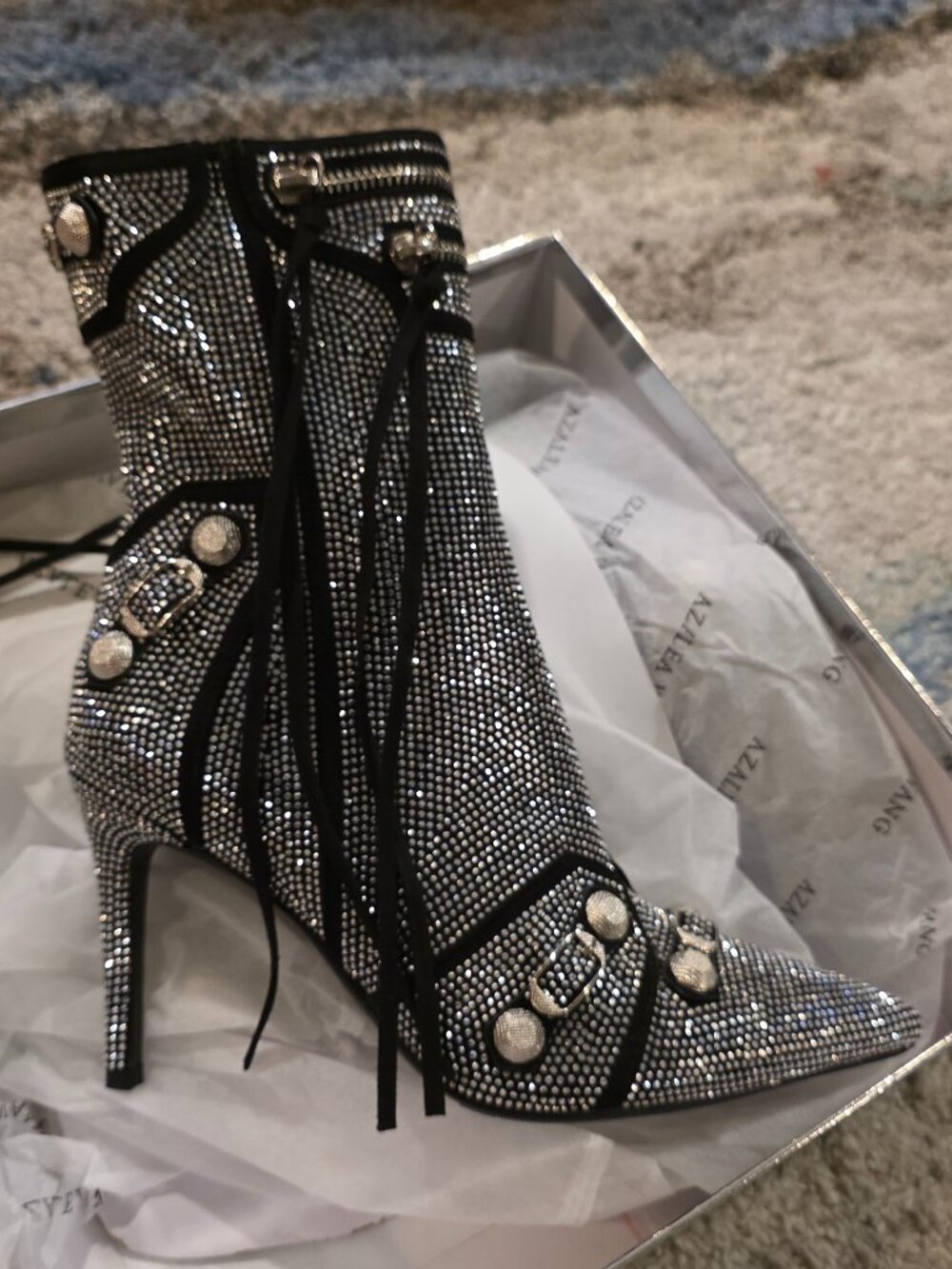 Azalea Wang Bling Heels size 8 - Picture 2 of 8